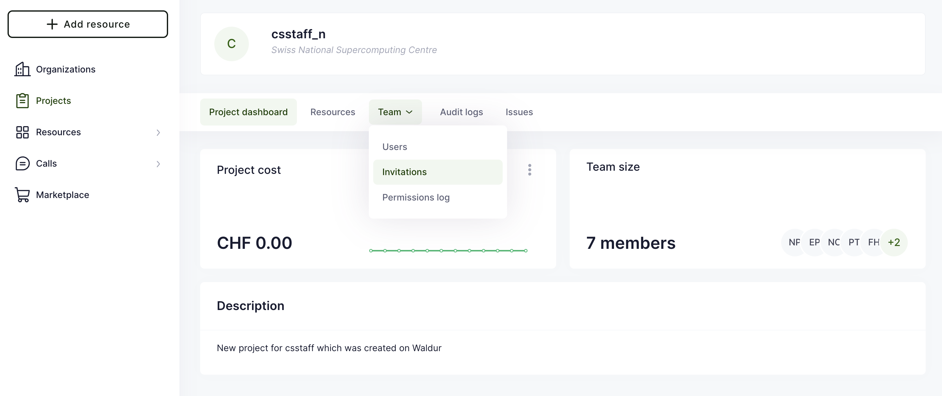 Knowledge Base > 1. Onboarding users to projects using CSCS new portal > Screenshot 2024-08-07 at 14.10.20.png
